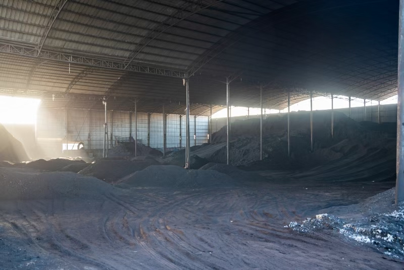 Raw material preparation area